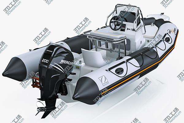 images/goods_img/2021040164/Inflatable boat Zodiac ProOpen 550 and Mercury Verado 200/1.jpg